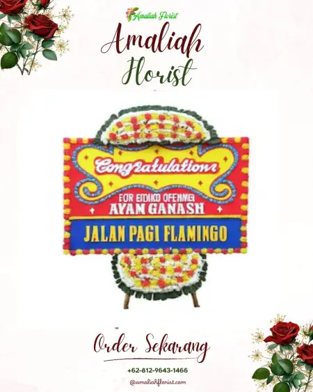 Sewa Papan Bunga Mandong
